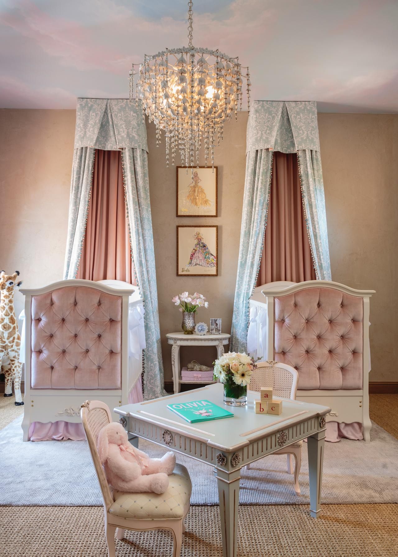 Pin By Magalie Leger On Nurseries Pinterest Elegant Chandeliers Incorporating Rose Quartz And Serenity Into Your Nursery Decor