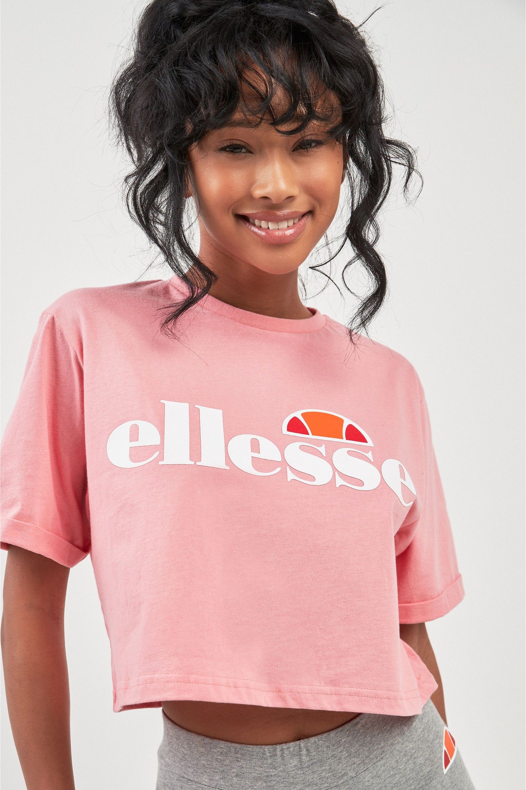 ellesse Frauen Crop T-Shirt Alberta pink
