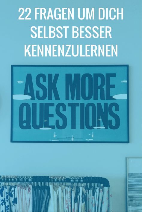Fragen um sich selbst besser kennenlernen
