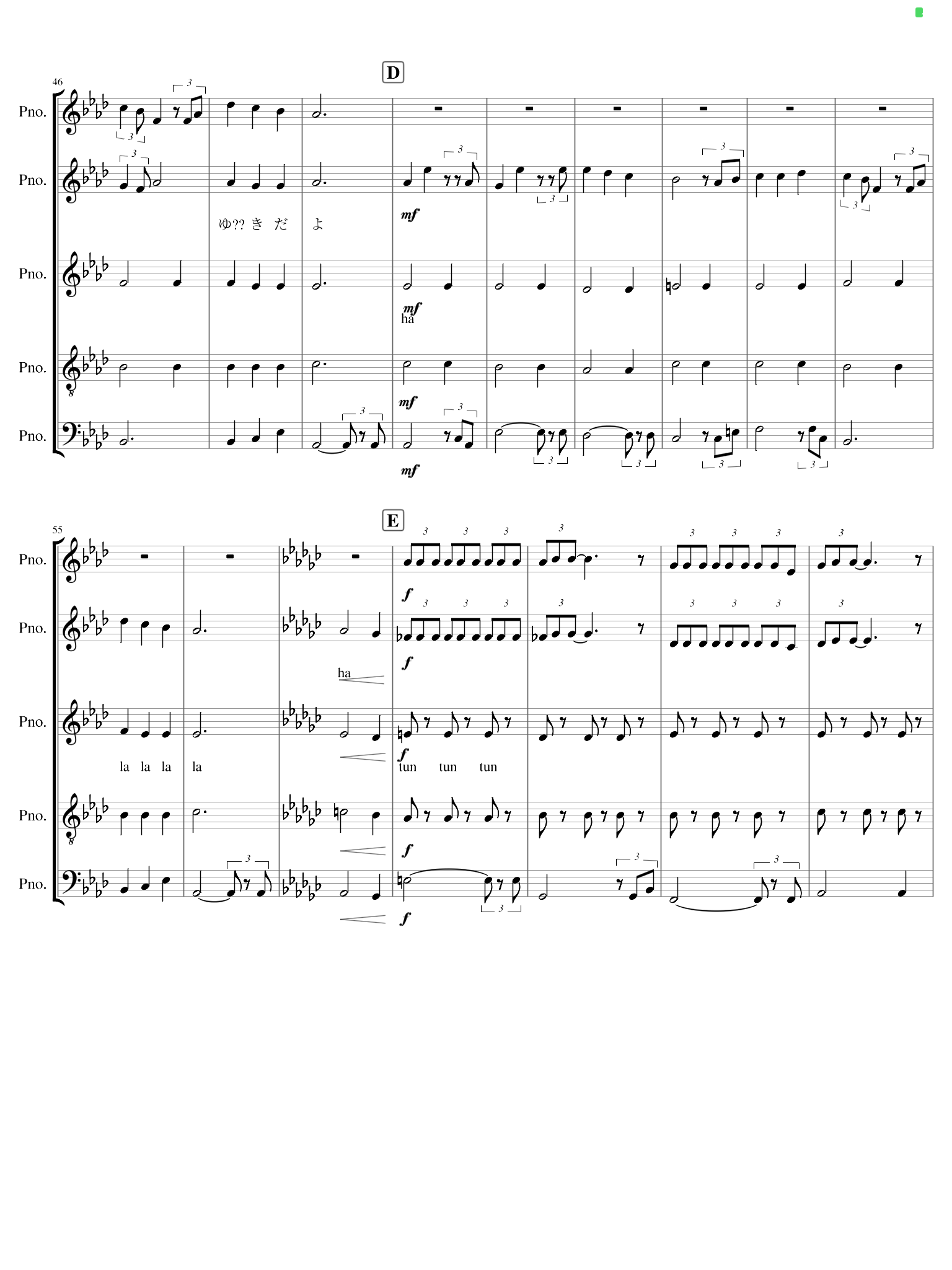 Kimi no Na wa - Sparkle (Theishter 2016) Sheet music for Piano (Solo)