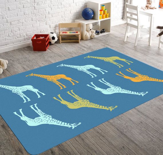 Animal Nursery Rugs For An Themed Playroom
