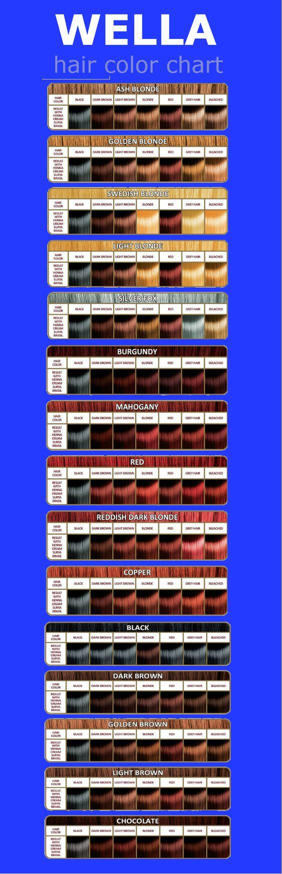 click to close or click and hold for moving picture wella auburn color chart