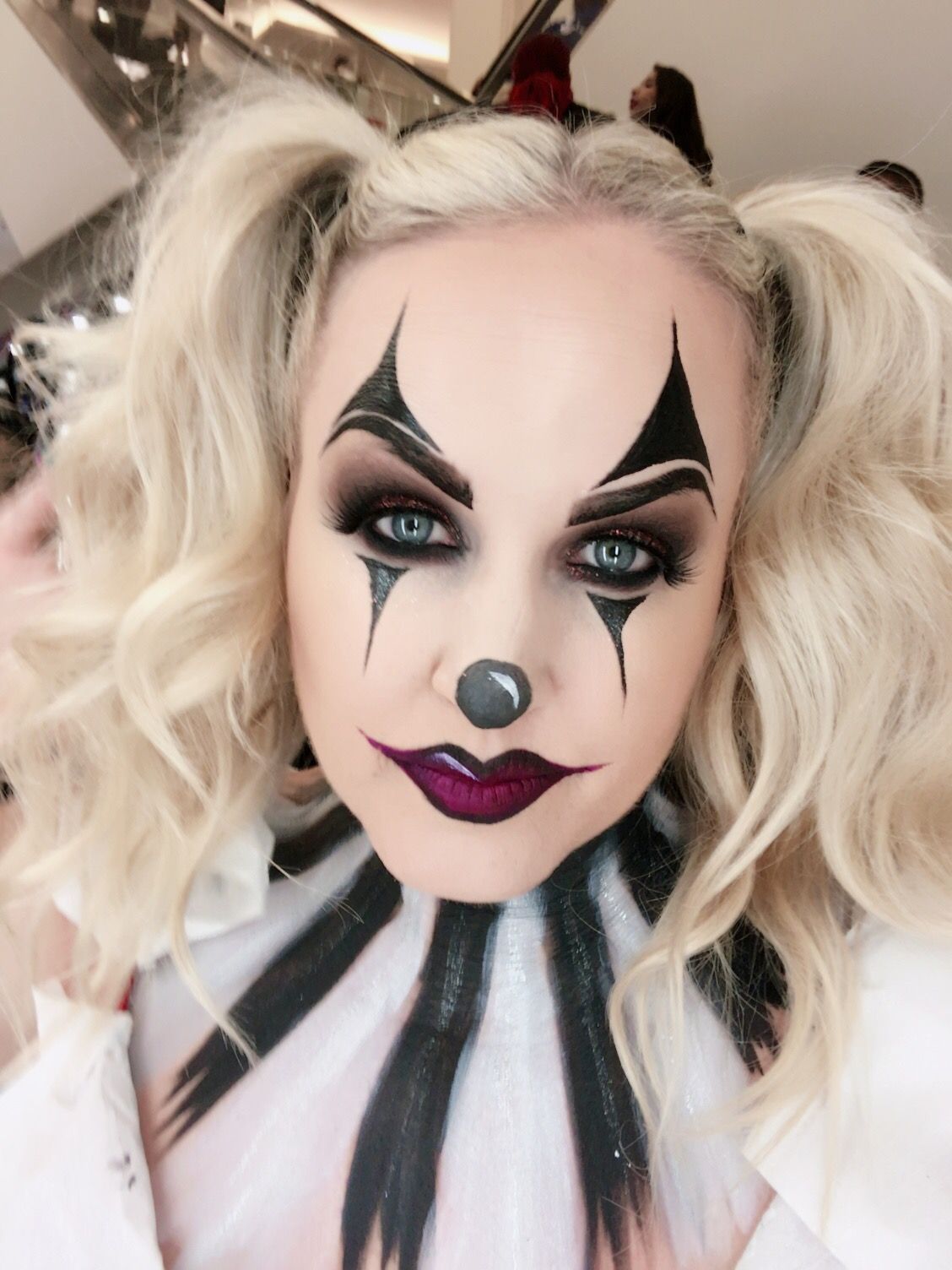 Sexy Clown Makeup ️🖤💋🎪 Clown Makeup Sexy Clown Cool Halloween Makeup