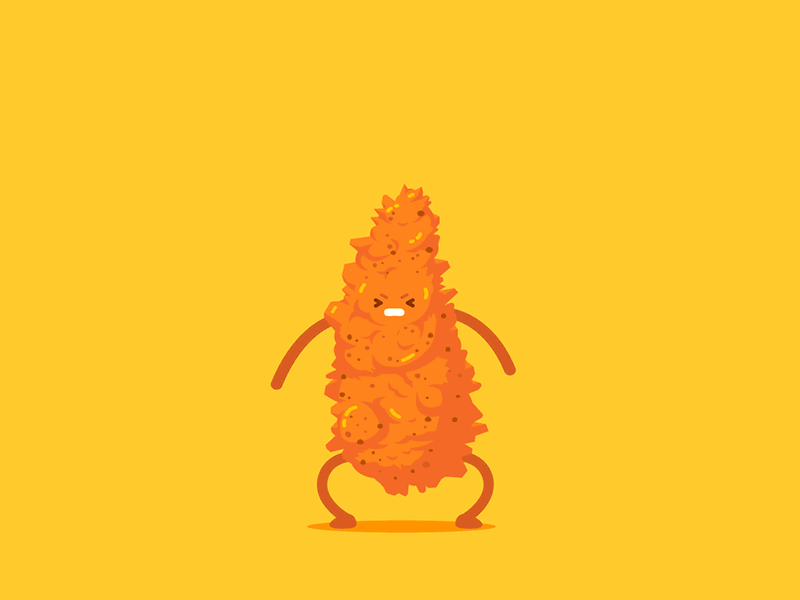 tendie on fire