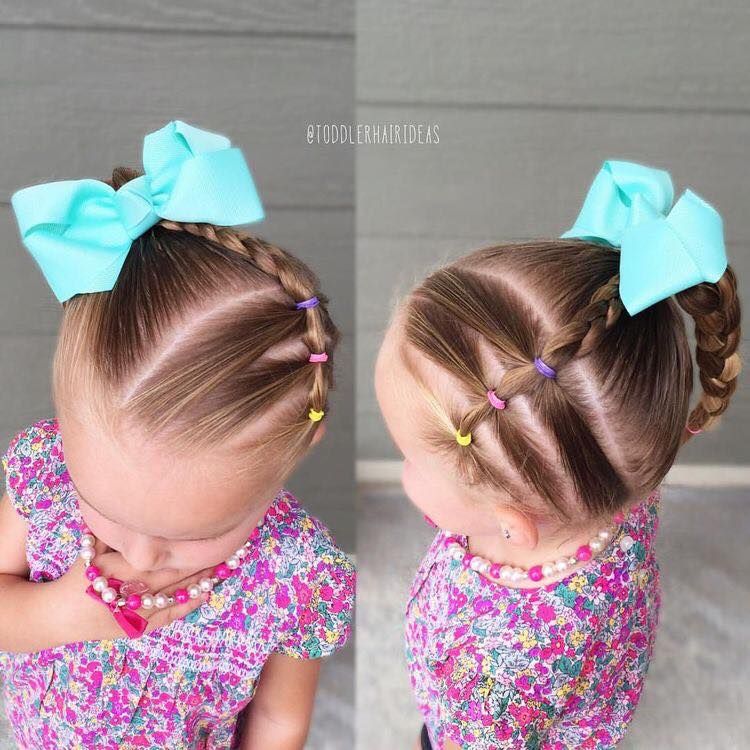 Peinados fáciles y hermosos para niñas | Kids hairstyles, Girl hair dos ...