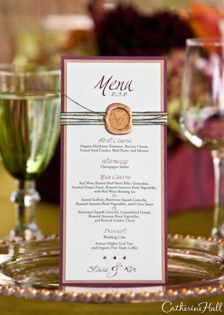 Download Rachel Hanson Designs | Wedding menu cards, Winery ...
