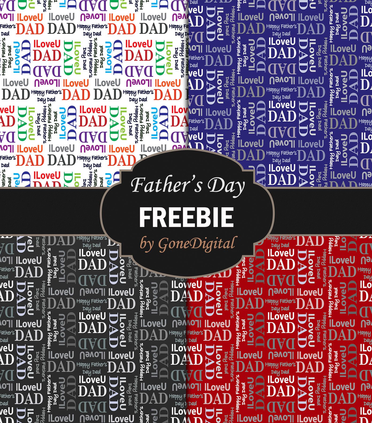 Download FREE Father's Day Printable Paper Pack - Great for use as ...