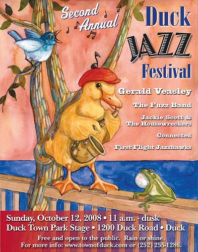 No Jazz Fest >> 2nd Annual Duck Jazz Festival Poster Jazz Festival No Jazz Fest >> 2nd Annual Duck Jazz Festival Poster Jazz Festival