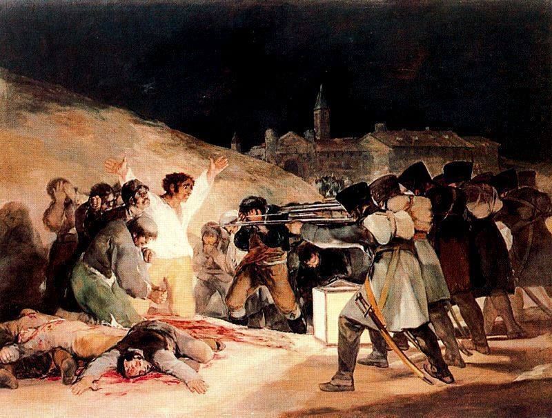 Francisco De Goyael 3 De Mayo De 1808 En Madrid Tambien Conocido Como Los Fusilamientos En La Montana De Principe Pio 1814 Oleo Sobre Lienzo Francisco De Goyael 3 De Mayo De 1808 En Madrid Tambien Conocido Como Los Fusilamientos En La Montana De Principe Pio 1814 Oleo Sobre Lienzo