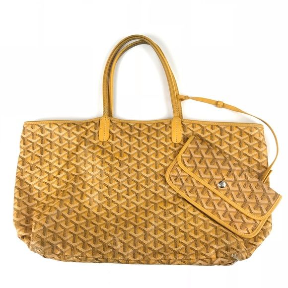 Authentic Goyard St. Louis Tote Bag & Pouchette | Bags, Tote bag, Goyard bag