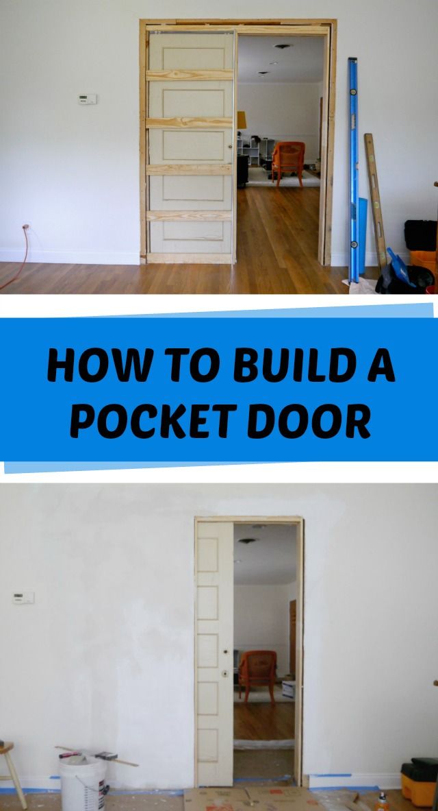 how to do a pocket door