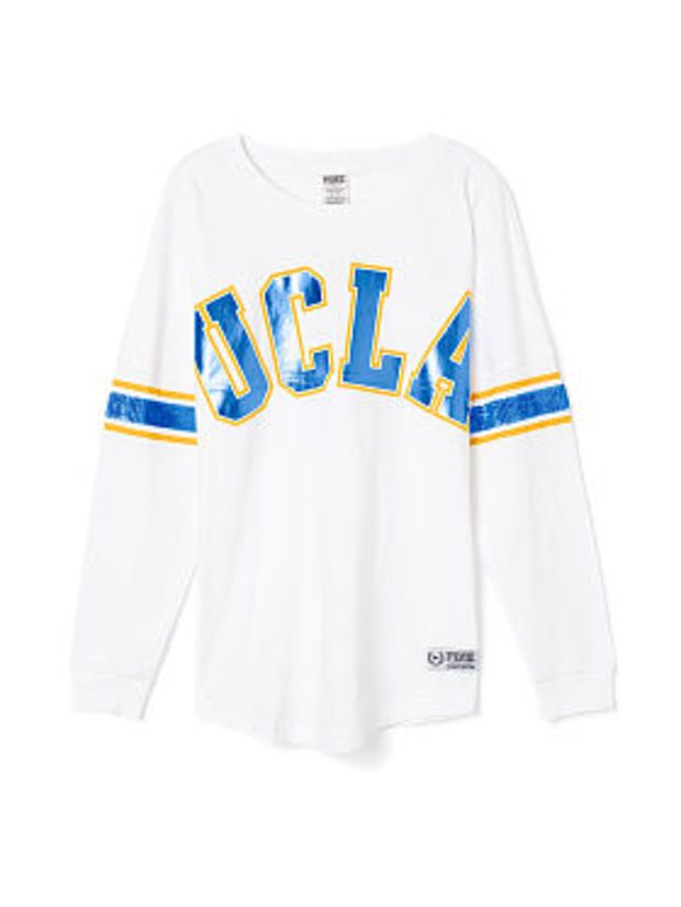 Ucla Limited Edition Varsity Crew Pink Victoria S Secret Gymnastics Shirts Long Sleeve Tshirt Men Sport Outfits