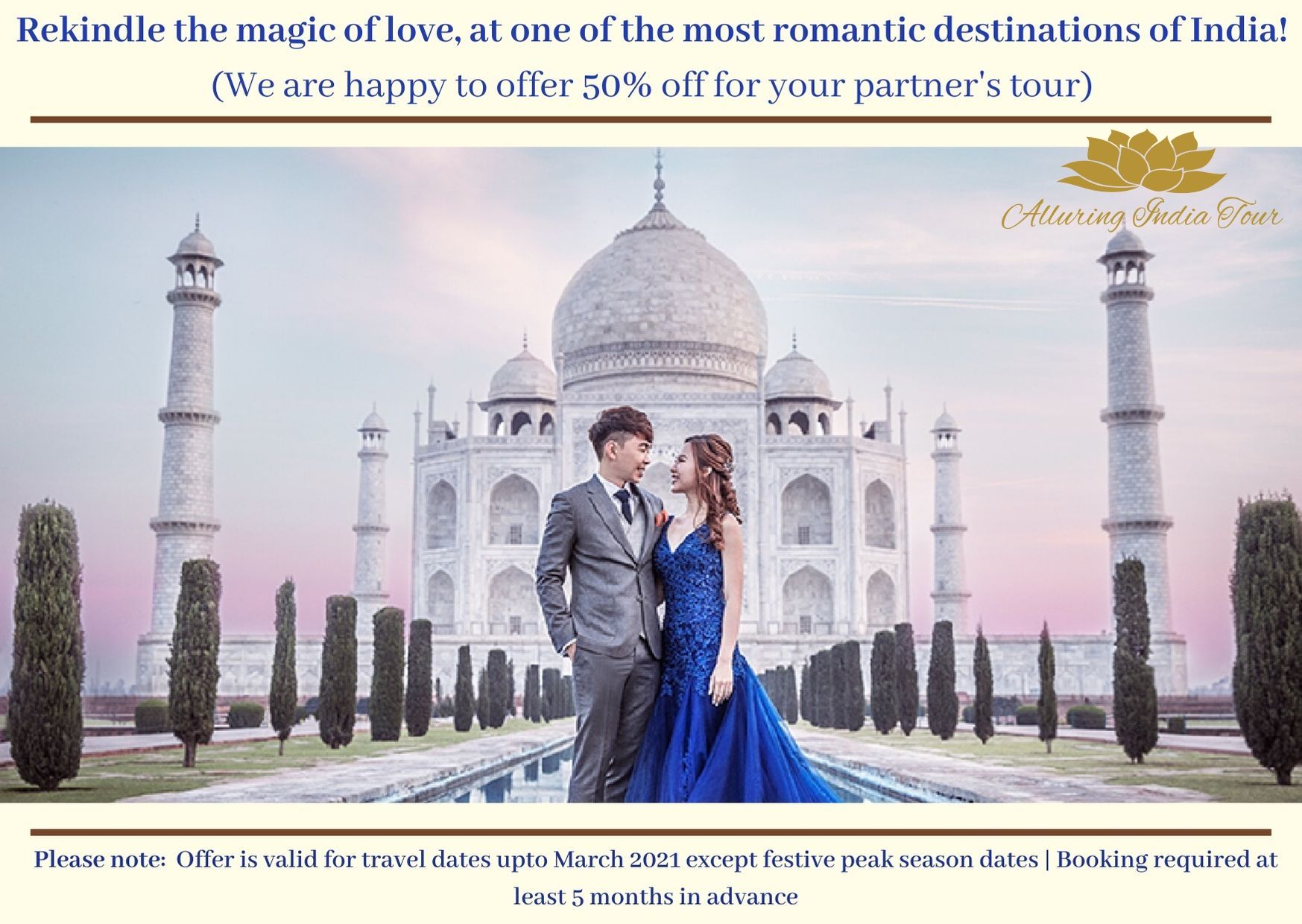 To know more about destinations, program & quote, please email us at