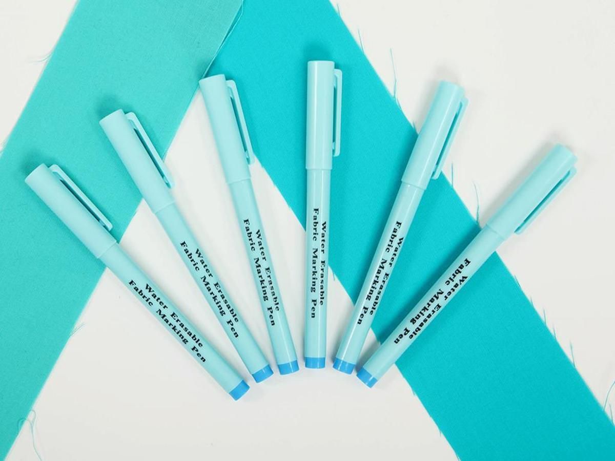 Collins Fine Line Blue Water Erase Marking Pen – The DIY Blog | Sewing