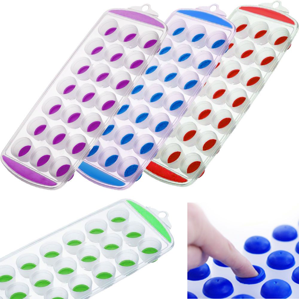 Silicone Ice Cube Tray Freeze Mold DIY Jelly Chocolate Maker Moulds Easy Pop Out