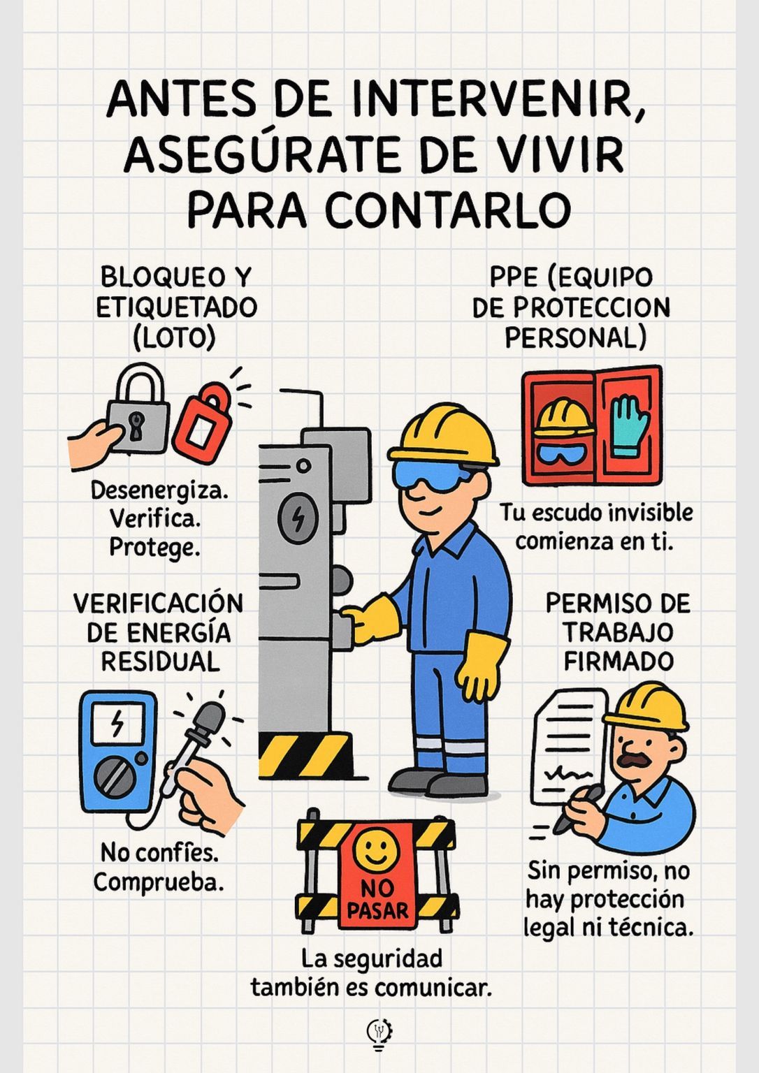 #mantenimientoseguro #seguridadindustrial #culturadeseguridad…