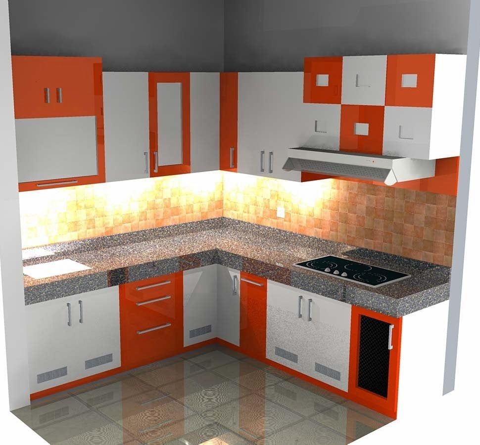 Desain Lemari Dapur Unik Bahan Kayu & Aluminium, Terbaru | Ruang
