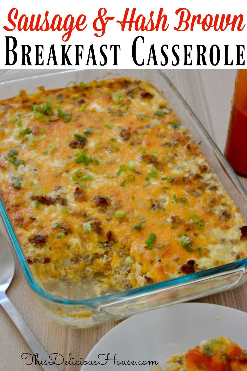 Sausage hash brown breakfast casserole – Artofit