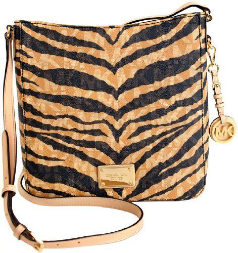 Michael kors brown tropical print bikini