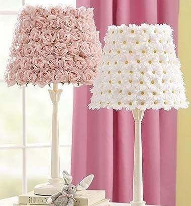 Diy Lamp Shades Kids Pottery Barn Inspired Lamps Flower Pottery Barn Inspired Lamp Shades, Feminine Lamp Shades