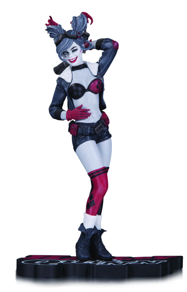 DC Collectibles Harley Quinn Ant Lucia Statue Red//White//Black Suicide Squad