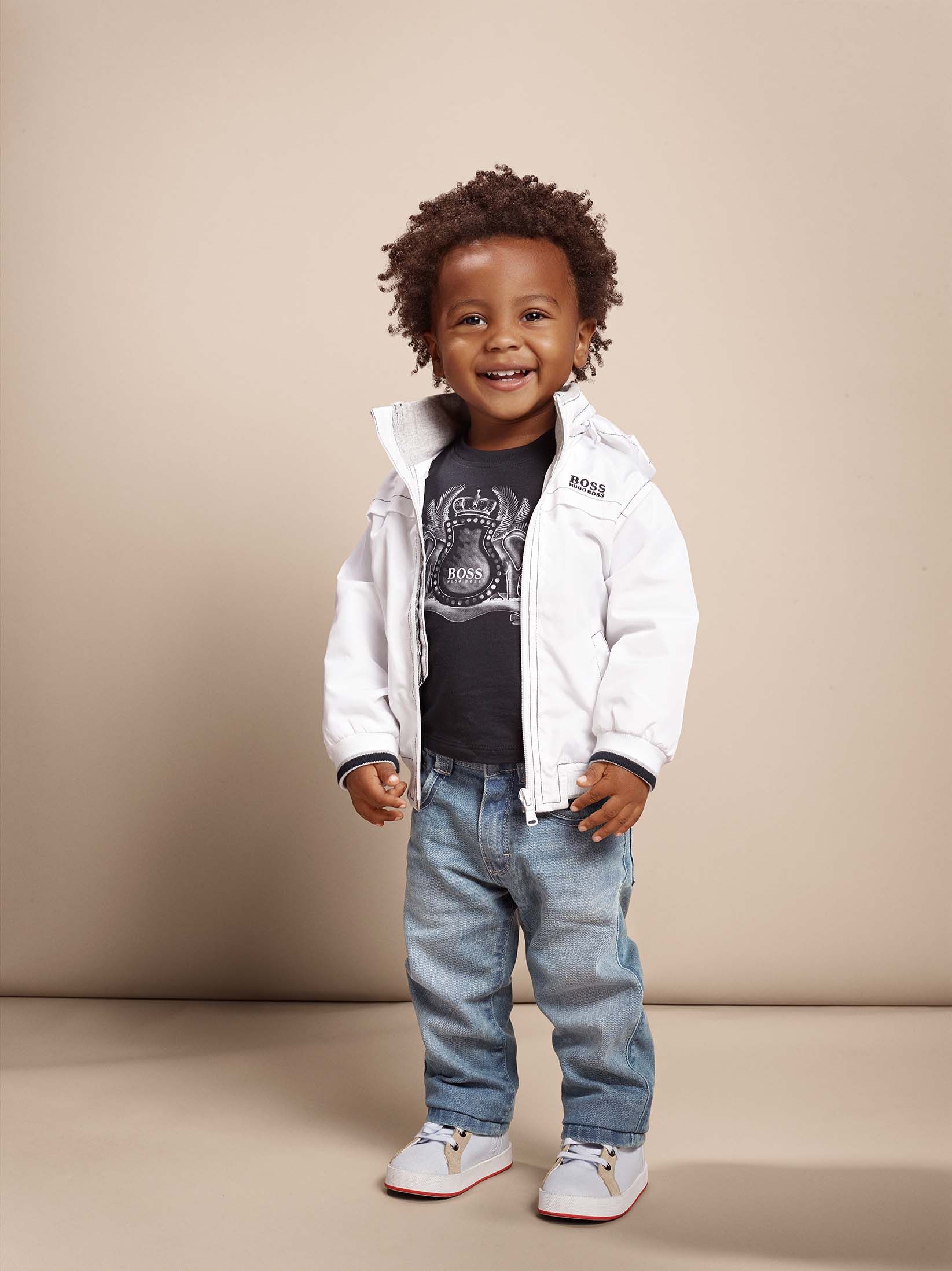 BOSS Kidswear Spring / Summer 2015 #boss #kidswear #hugoboss #somersetcollection | Boys designer clothes, Baby boy jackets, Boys white t shirt