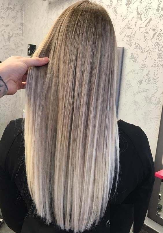 Long Straight Blended Hairstyles to Wear in 2019 longhairstyles Long