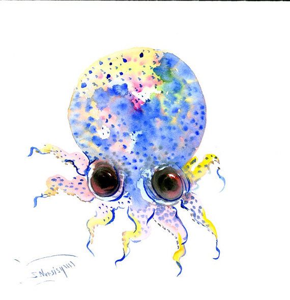 Pin By Marni Robbins On Octopus Octopus Art Art Baby Octopus