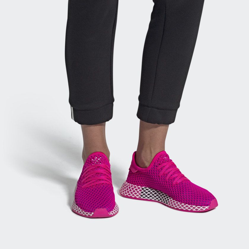 Deerupt Runner Shoes Shock Pink / Vivid Pink / Cloud White ... Deerupt Runner Shoes Shock Pink / Vivid Pink / Cloud White ...