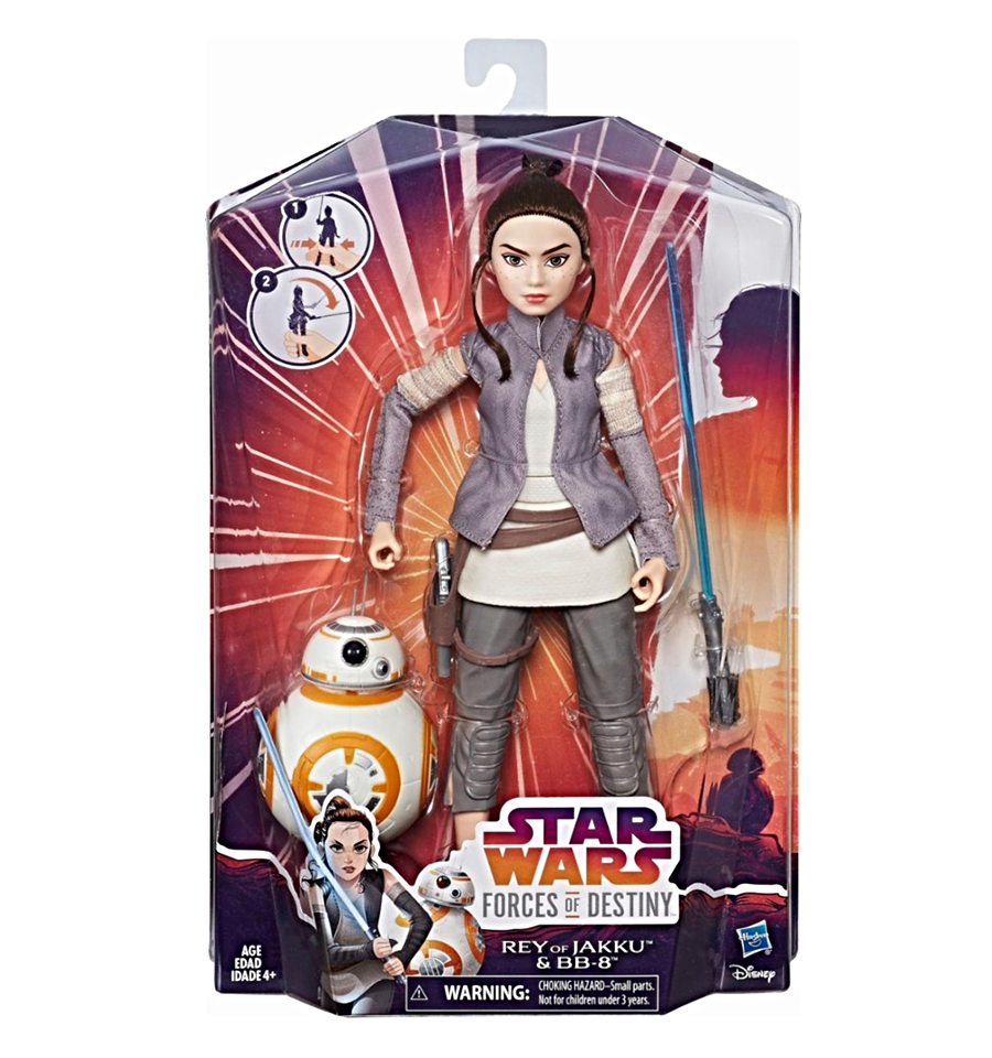 Star Wars Forces of Destiny Rey of Jakku Adventure Figure Hasbro C1622