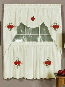 Delicious Curtains Are A Complete Tier Swags Set Each Package Delicious Curtains Are A Complete Tier Swags Set Each Package Contains One Pair Of Tiers Swag Les Liqué D Embroidered