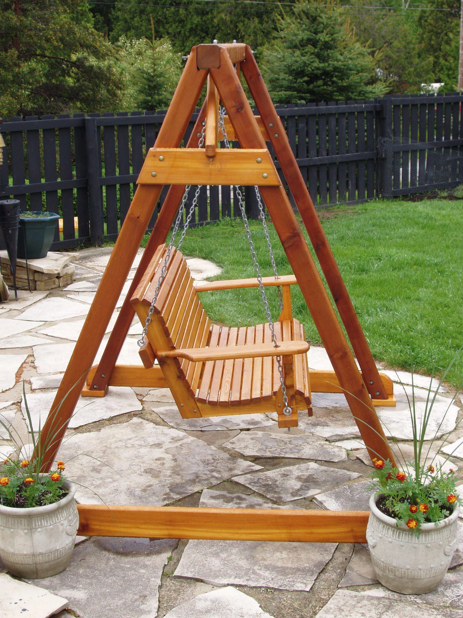 Build Porch Swing Frame #Diywoodprojects Build Porch Swing Frame #Diywoodprojects