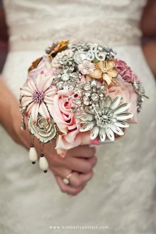 Brooch Bouquet-Custom Bridal Brooch Bouquet