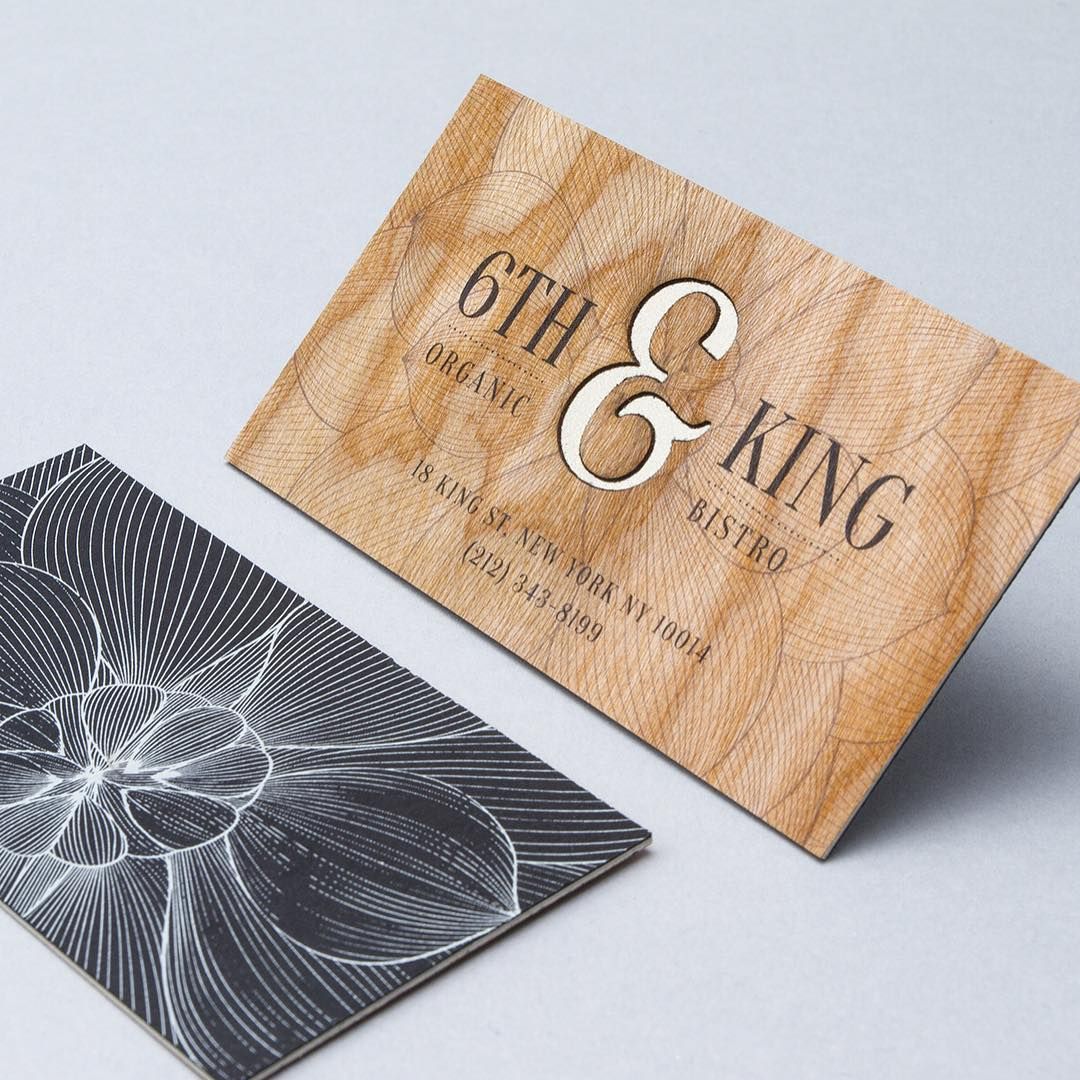 these beautiful layered business cards use three premium paper stock layered business cards