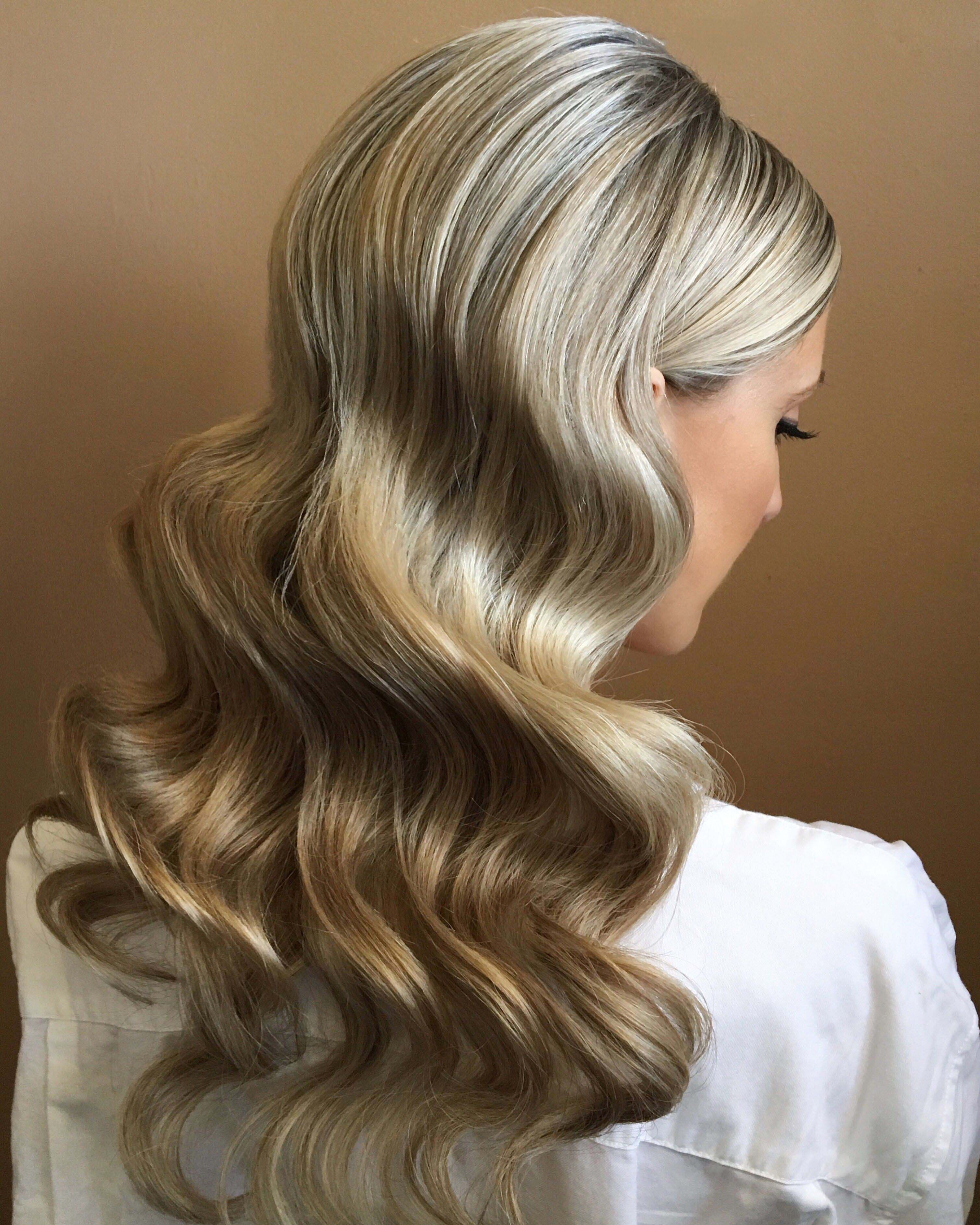 Bridal Hair Down, Wedding Hair And Makeup, Glam Wedding Hair, Blonde Bridal Hair, Wedding Hair Down Styles, Hair For Bride, Bridal Hair With Flowers, Hollywood Wedding Hair, Pageant Hair And Makeup
