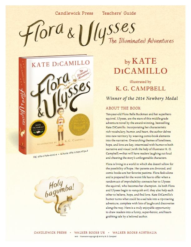 Download a FREE Teacher's Guide for Kate DiCamillo's