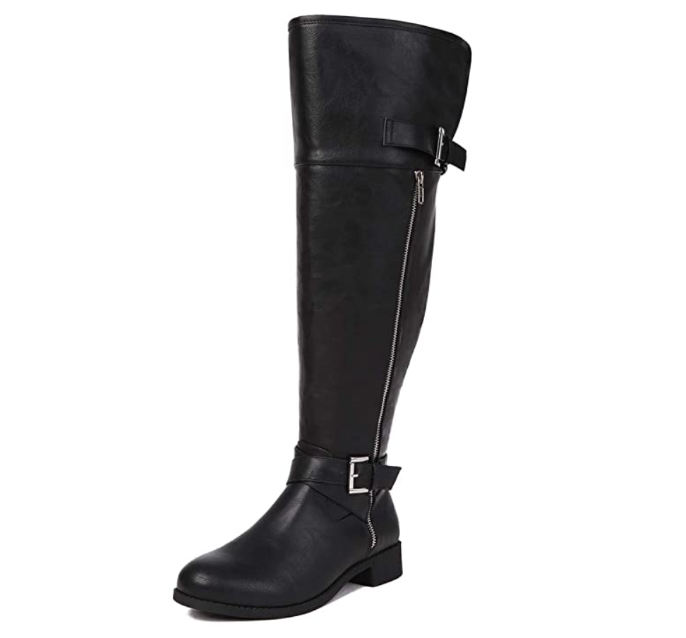 wide calf boots thigh high