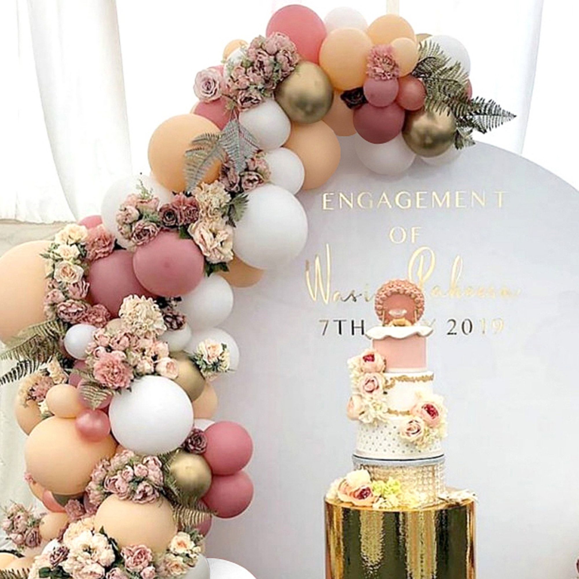 Wedding Party Plates Engagement Party Birthday Decorations Birthday Party Plates 6 Light Pink Gold Dot Party Plates Anniversary Party