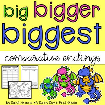 This little pack will help teach your kiddos about comparative endings -er and -est. It includes a poster, center, game, and a few practice pages!Enjoy!You might also like:Miss Lovely and Mr. Wonderful (-ly and -ful)Oat the Goat (oa and ow)Aww It's Paws & Auto (au and aw)... Teaching Lessons Plans, Teaching Advice, Help Teaching, First Grade Teachers, Teacher Pay Teachers, Lesson Plan Templates, Lesson Plans, Sarah Greene, Center Game