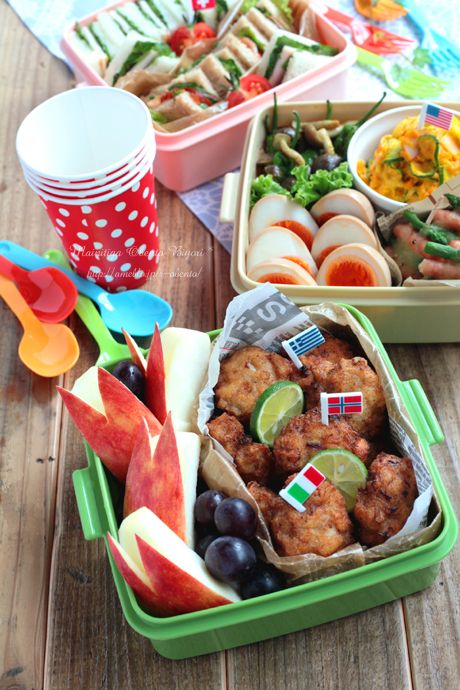 2012運動会サンドイッチのお弁当♪