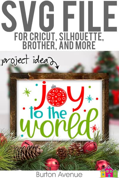 Download Joy to the World SVG File | Joy to the world, Silhouette christmas, Free svg
