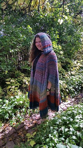Download_20161219_120018_medium (With images) | Cloak pattern, Hooded