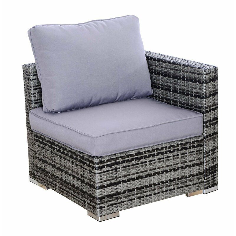 Klassen 5 Person Seating Group With Cushions Rattan Garden Corner Sofa Set Rattan Garden Corner Sofa, Rattan Garden Furniture Cushion Covers Uk
