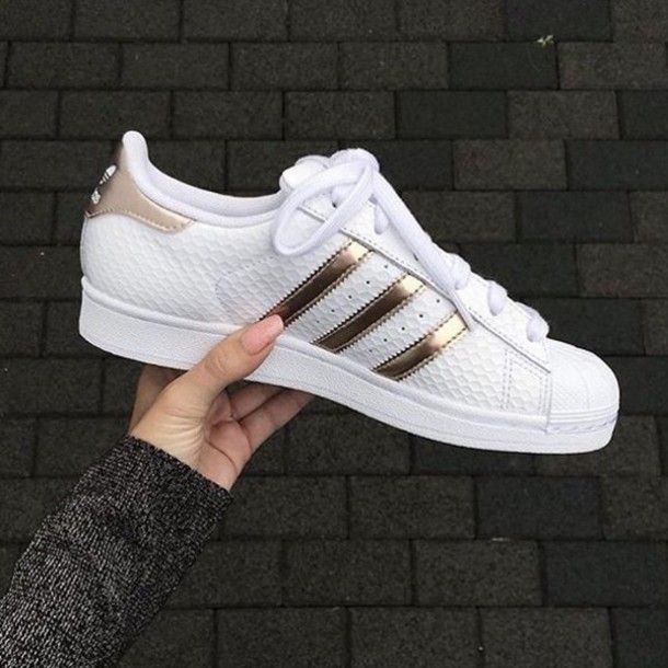 adidas superstar rose gold ebay