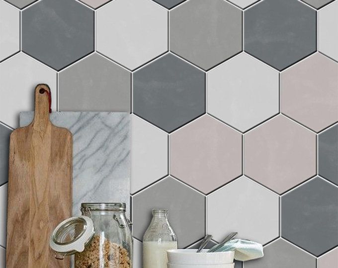 Kitchen And Bathroom Splashback Removable Vinyl Wallpaper Etsy Bathroom Splashback Vinyl Wallpaper Splashback