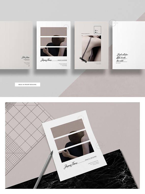 ladypreneur postcard flyers fashion lifestyle stationery postcard flyers
