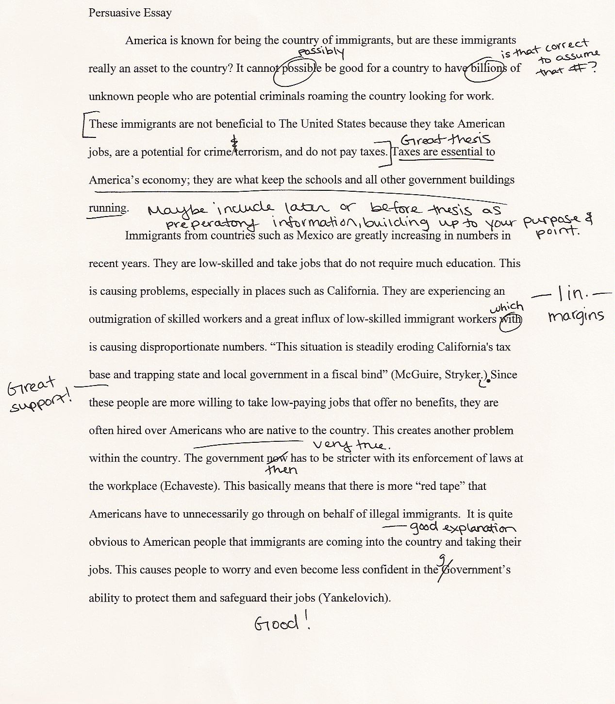 Argumentative research paper topics business