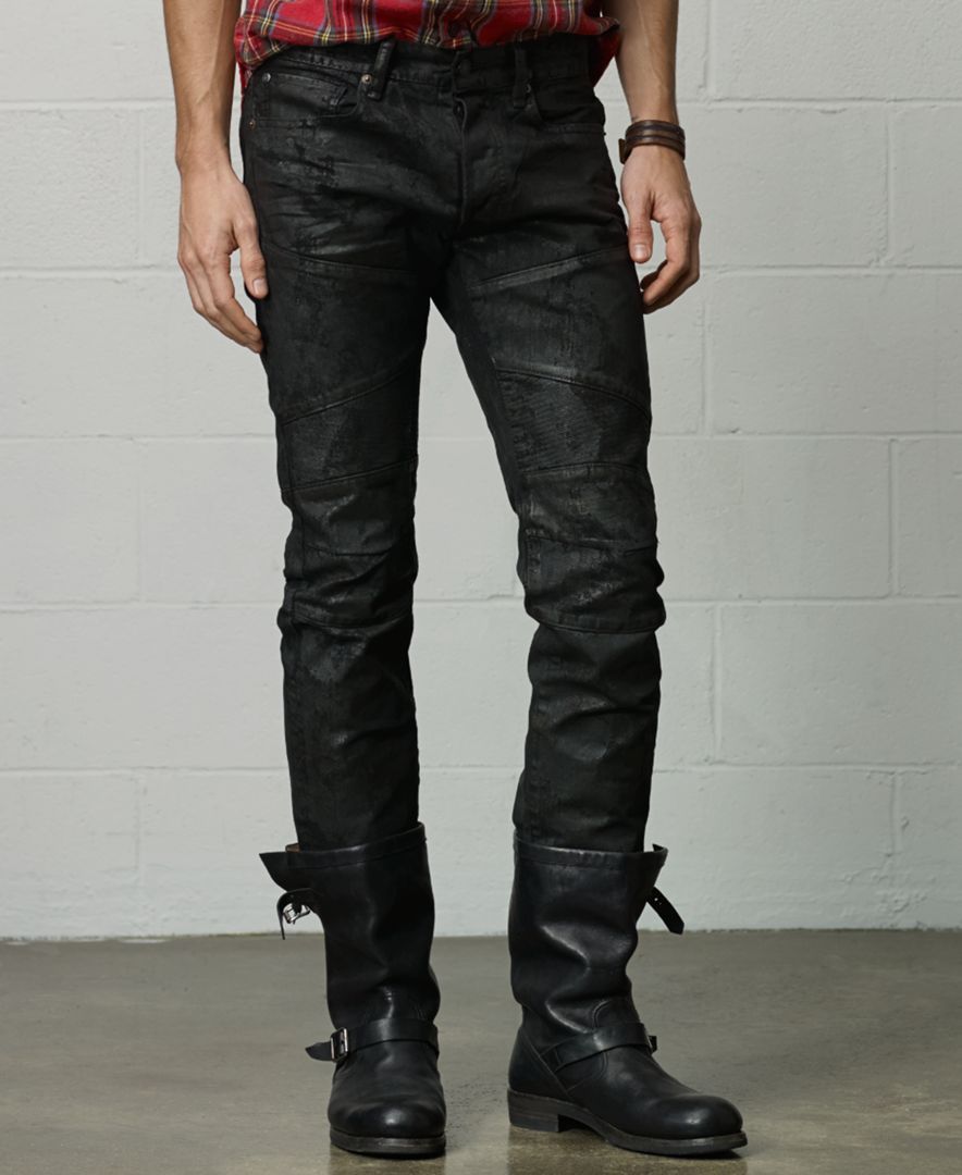 ralph lauren biker jeans