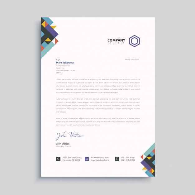 Discover thousands of Premium vectors available in AI and EPS formats Letterhead Design Inspiration, Graphic Design Inspiration, Graphic Design Resume, Branding Design, Corporate Design, Business Card Design, Company Letterhead Template, Letterhead Business, Professional Logo Design