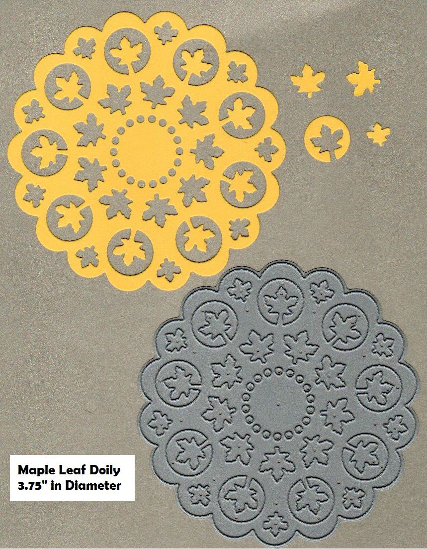 Image result for Frantic Stamper maple leaf doily